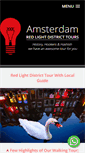 Mobile Screenshot of amsterdamredlightdistricttour.com