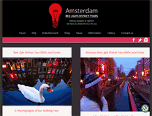 Tablet Screenshot of amsterdamredlightdistricttour.com
